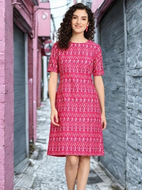 Women Printed A-Line Dress