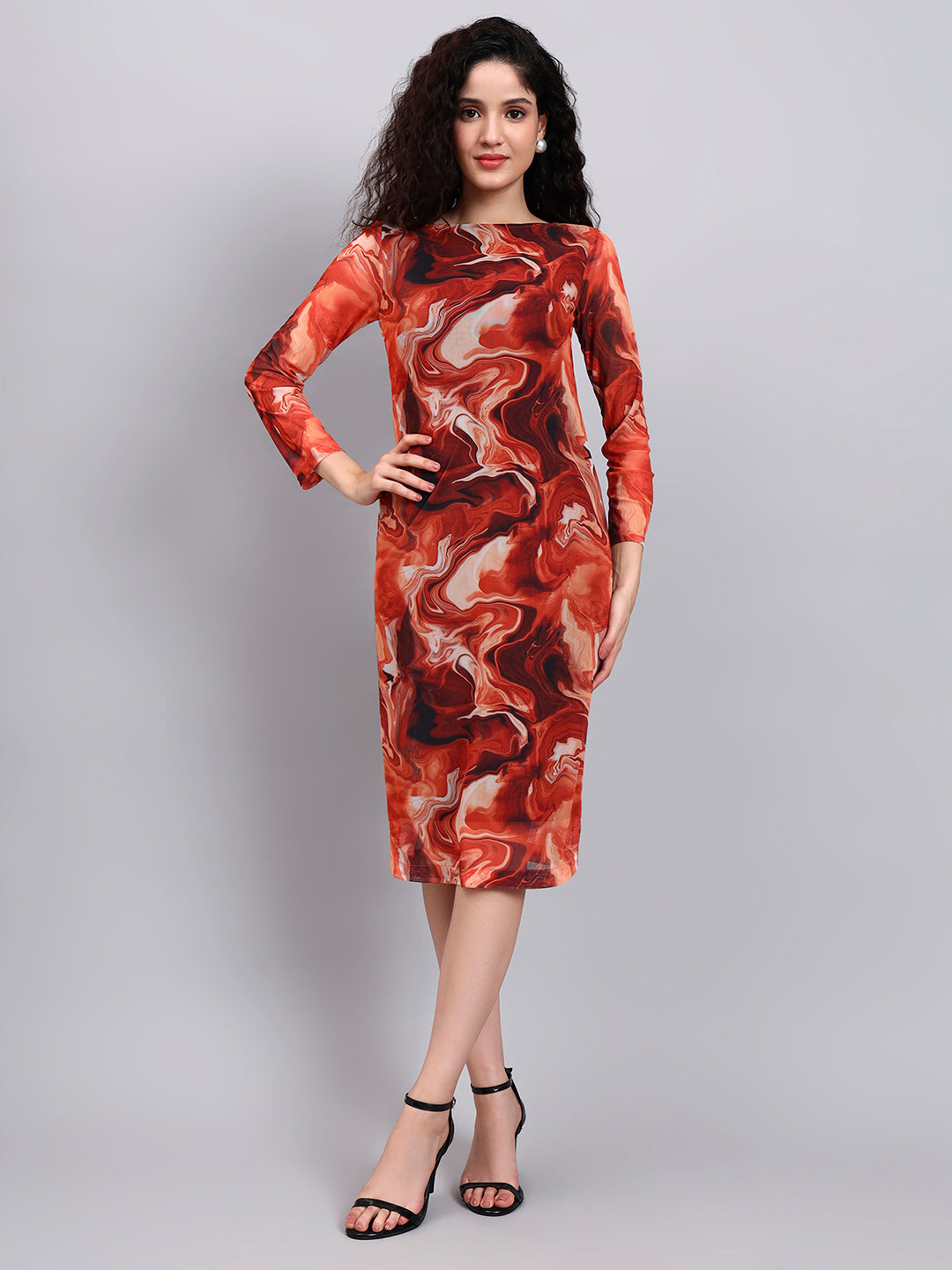 Bodycon Mess Printed Dress