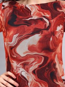 Bodycon Mess Printed Dress