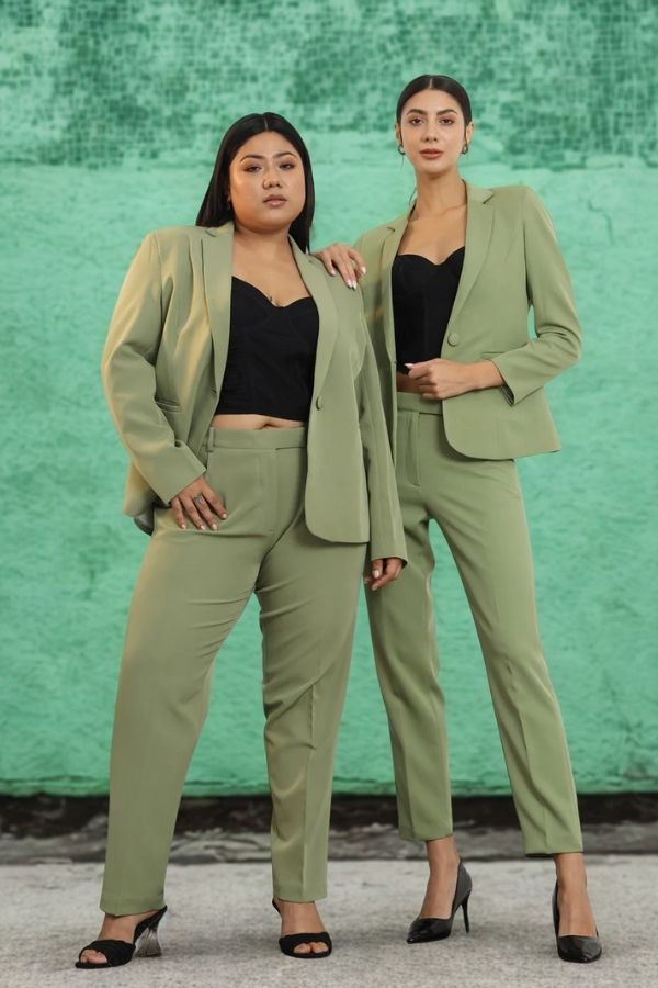 Women Single-Breasted 2-Piece Formal Suit
