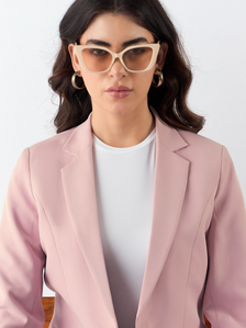 Women Single-Breasted Two-Piece notched lapel Collar Formal Suit