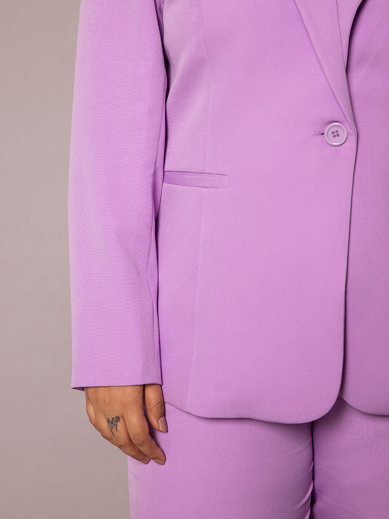 Stretch Pant Suit - Lavender