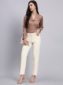 Women Modern Pintuck Detailing Full Sleeve Shirt