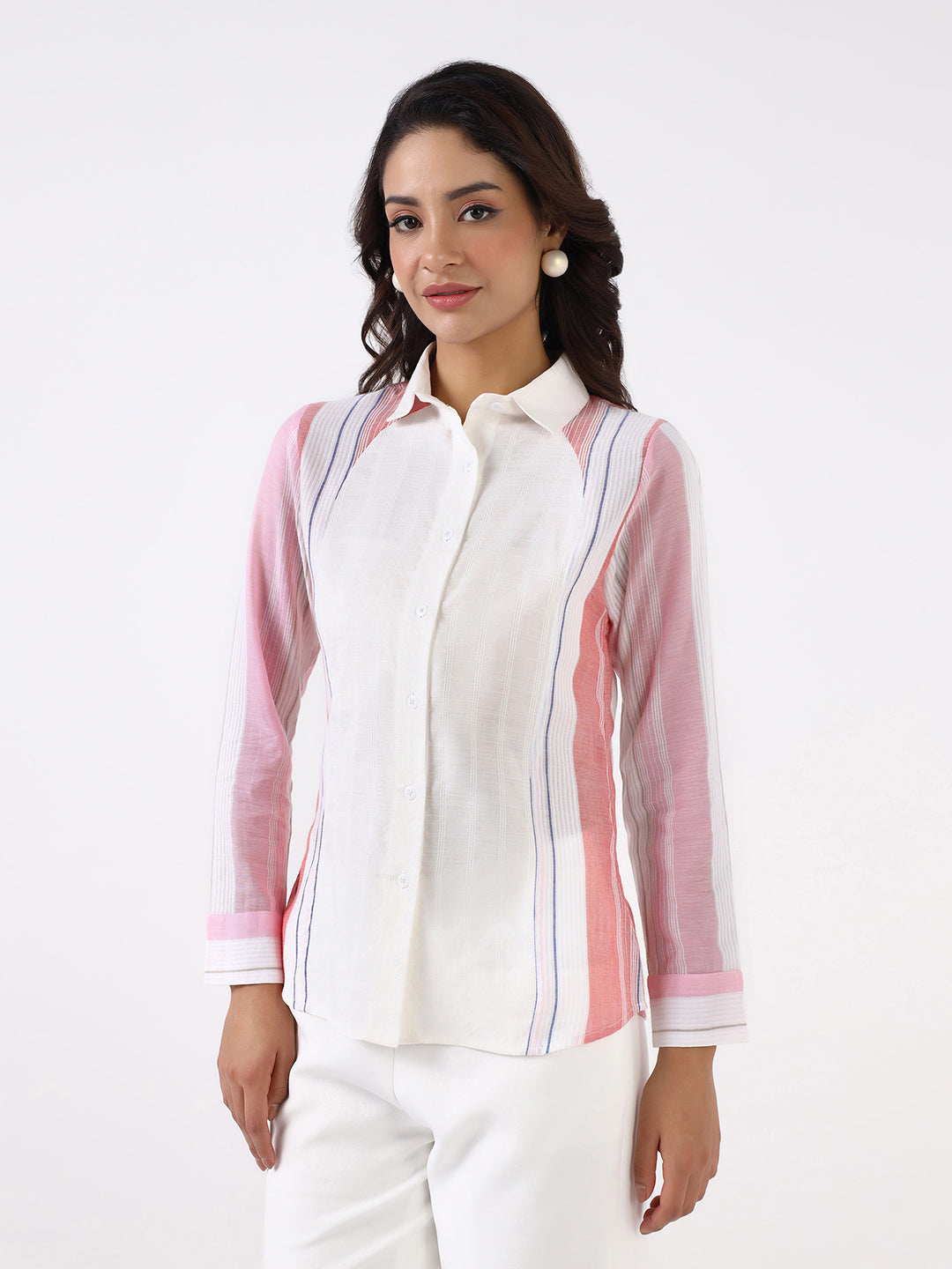 Women White Classic Collar Shirt