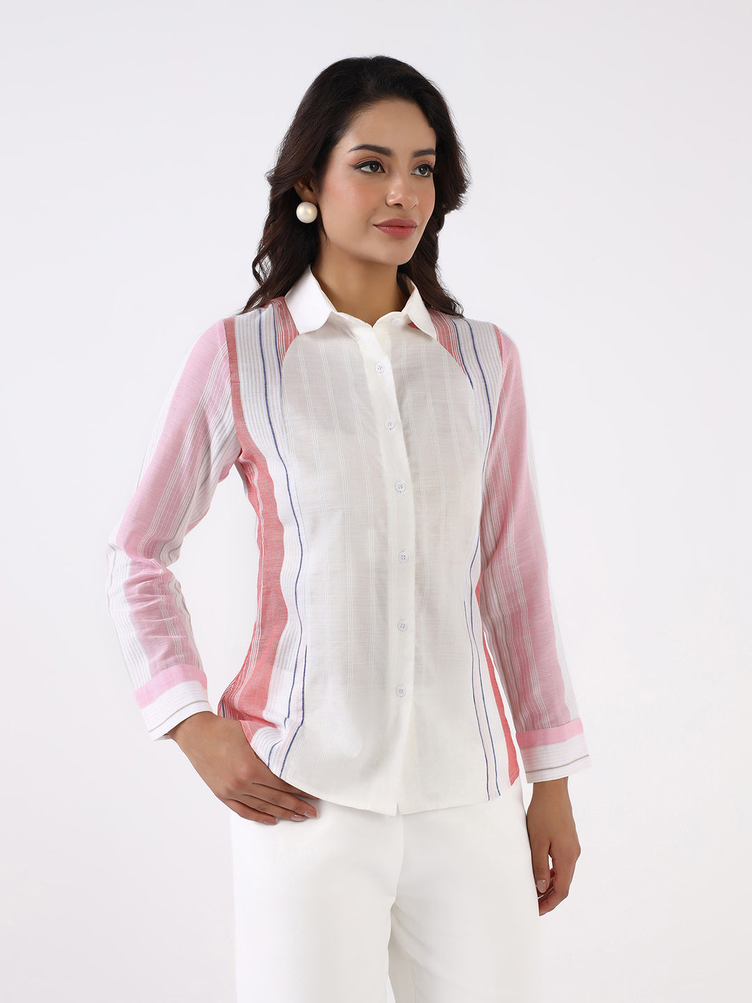 Women White Classic Collar Shirt