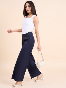 Solid White Square Neck Corset Crop Top In Stretch Fabric