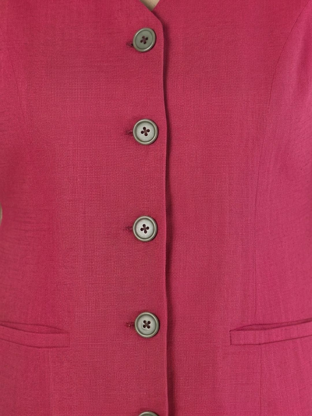 Women Hot Pink Sleeveless Top