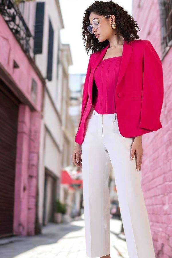 Women Mid-Rise Straight Fit Chinos