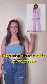 Stretch Pant Suit - Lavender
