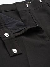 Regular Fit Stretch Trouser- Black