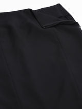 Stretch Pencil Skirt- Black