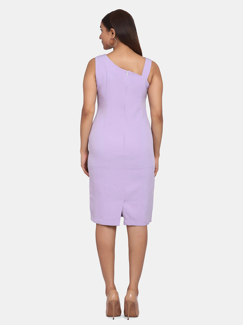 Sleeveless Stretch Dress - Lavender