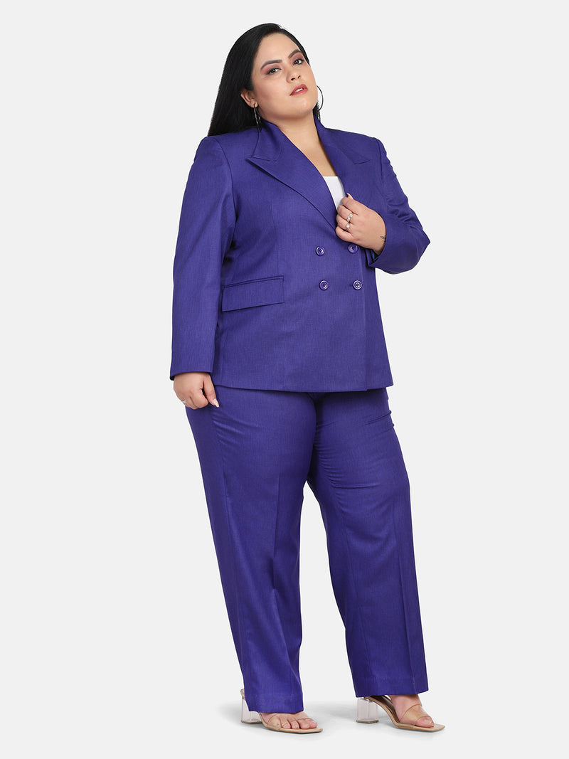 Double Breasted Blazer : Royal Blue