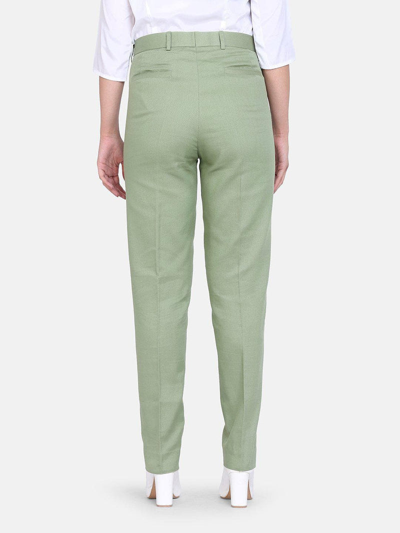 Sage Green Cotton Trouser