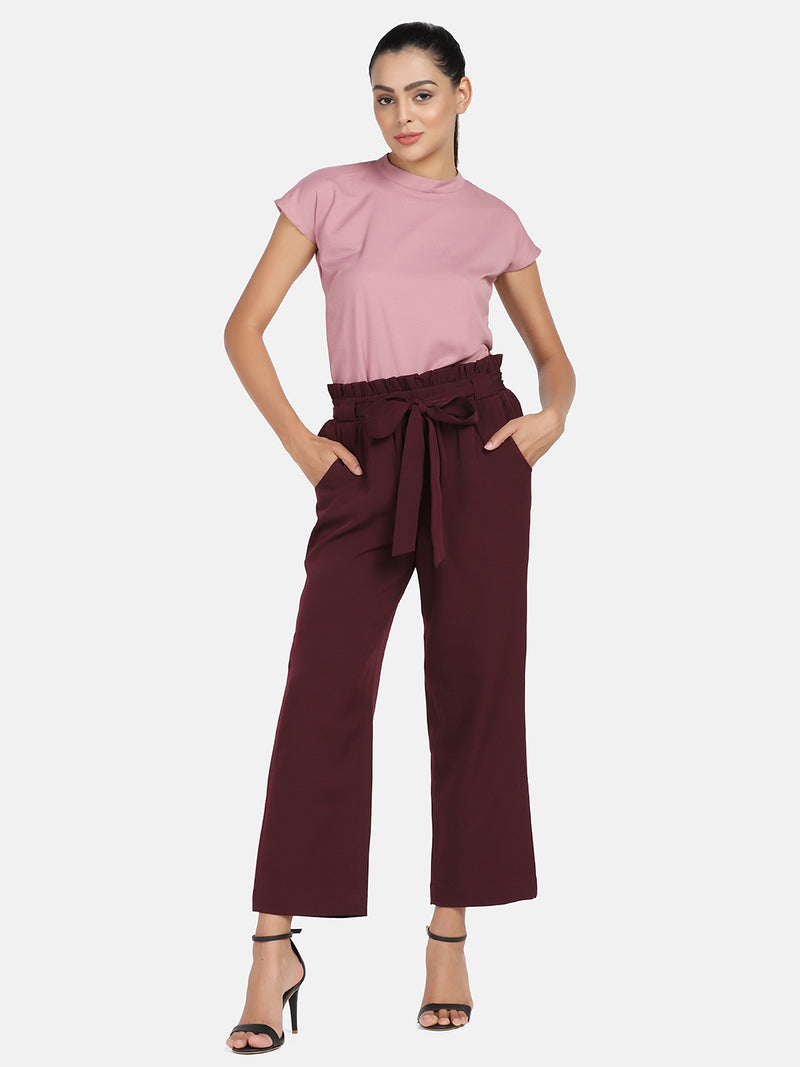 Paper-Bag Waist Trouser
