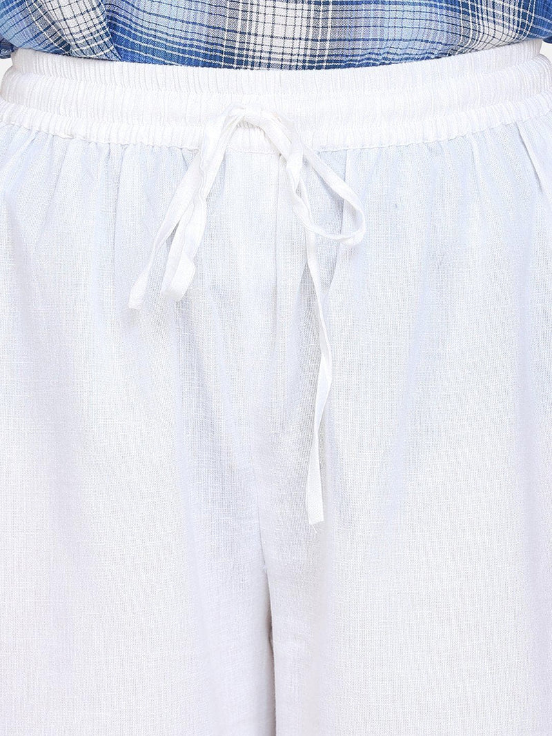 Cotton Culottes For Women - White